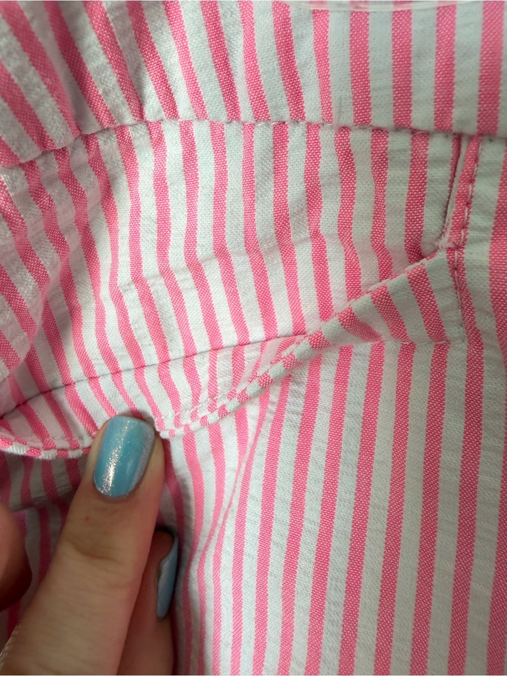 Lilly Pulitzer Kelly Short Size 8 Pink Tropics Seersucker Stripes Summer Beach - Picture 7 of 14